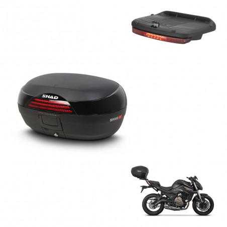 SHAD Trunk SH46 + mounting bracket brake light 45 L KIT-444584