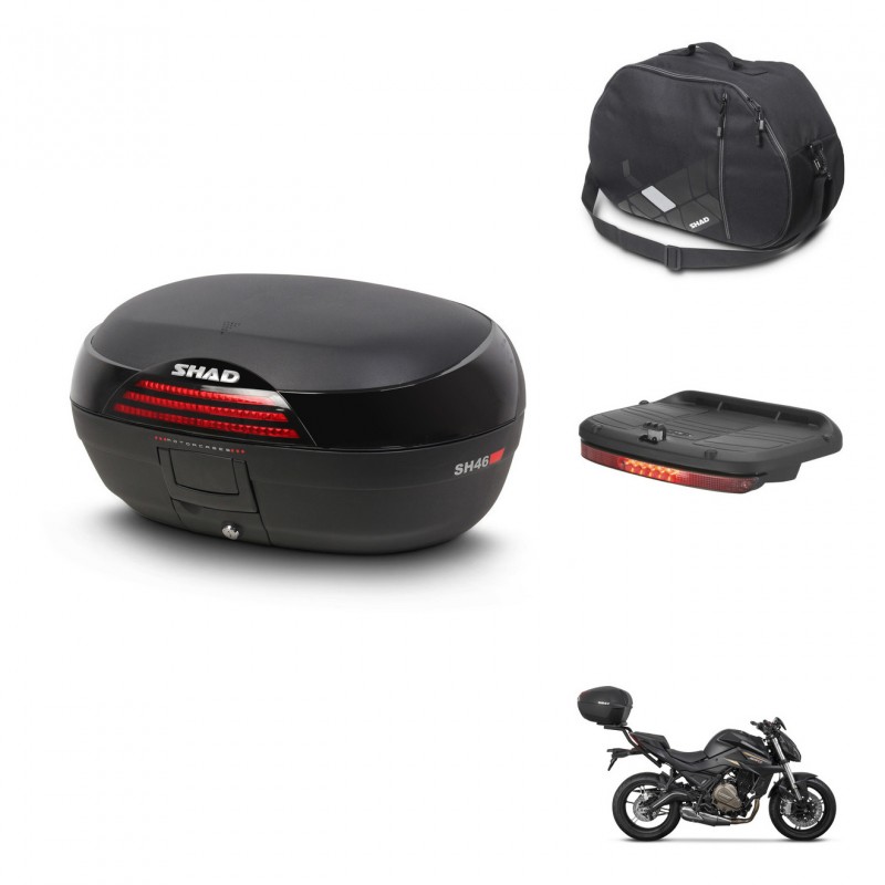 SHAD Baul SH46 + soporte montaje accesorios 45 L KIT-444586