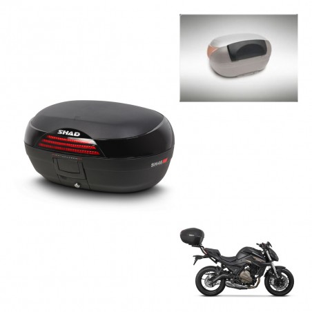 SHAD Trunk SH46 + mounting bracket backrest 45 L KIT-444587