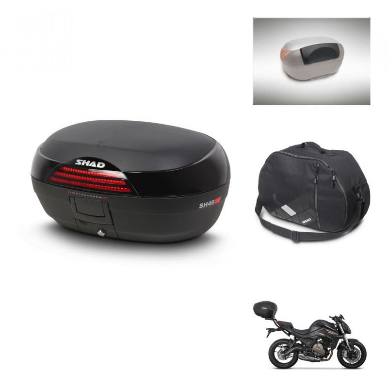 SHAD Baul SH46 + soporte montaje accesorios 45 L KIT-444589