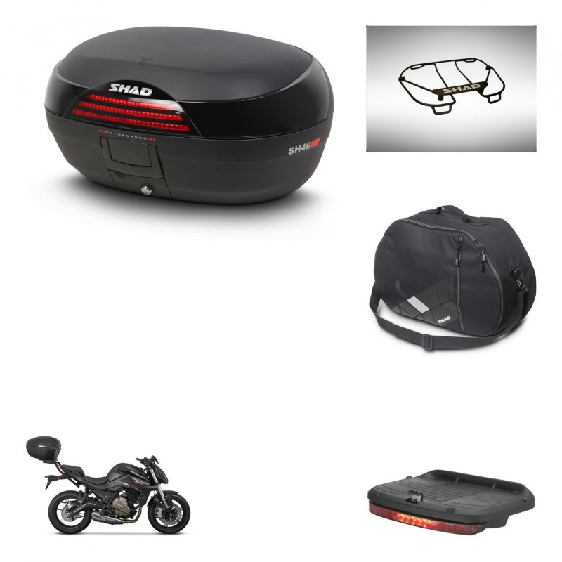 SHAD Baul SH46 + soporte montaje accesorios 45 L KIT-444594
