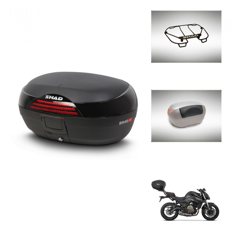 SHAD Baul SH46 + soporte montaje accesorios 45 L KIT-444595
