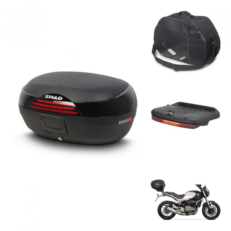 SHAD Baul SH46 + soporte montaje accesorios 45 L KIT-444602
