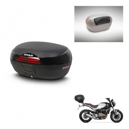 SHAD Trunk SH46 + mounting bracket backrest 45 L KIT-444603