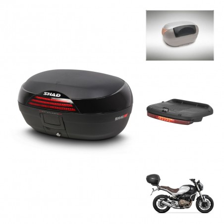 SHAD Baul SH46 + soporte montaje accesorios 45 L KIT-444604
