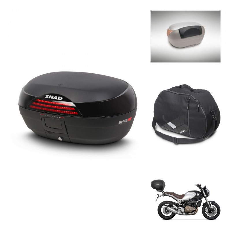 SHAD Baul SH46 + soporte montaje accesorios 45 L KIT-444605