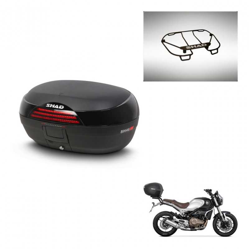 SHAD Baul SH46 + soporte montaje parrilla superior 45 L KIT-444607