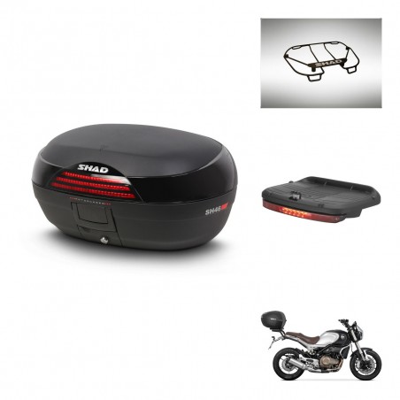 SHAD Baul SH46 + soporte montaje accesorios 45 L KIT-444608