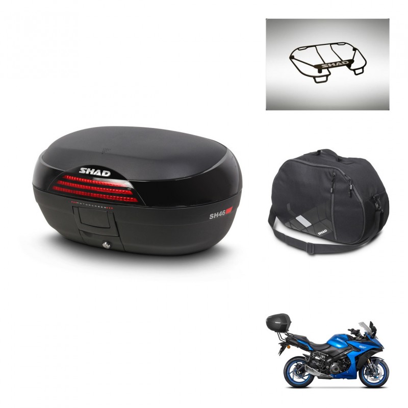 SHAD Baul SH46 + soporte montaje accesorios 45 L KIT-444625