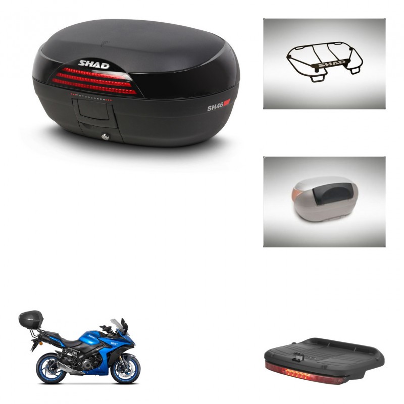 SHAD Baul SH46 + soporte montaje accesorios 45 L KIT-444628