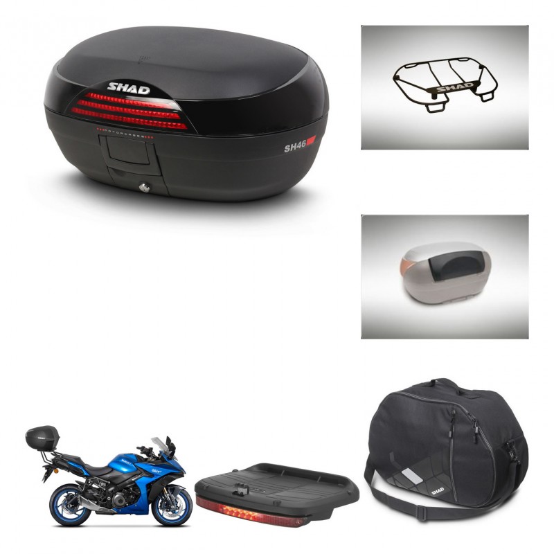 SHAD Baul SH46 + soporte montaje accesorios 45 L KIT-444630