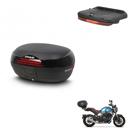 SHAD Trunk SH46 + mounting bracket brake light 45 L KIT-444632