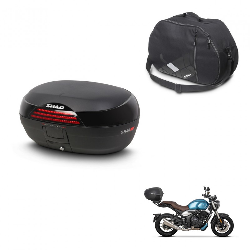 SHAD SH46 trunk + mounting bracket internal bag 45 L KIT-444633