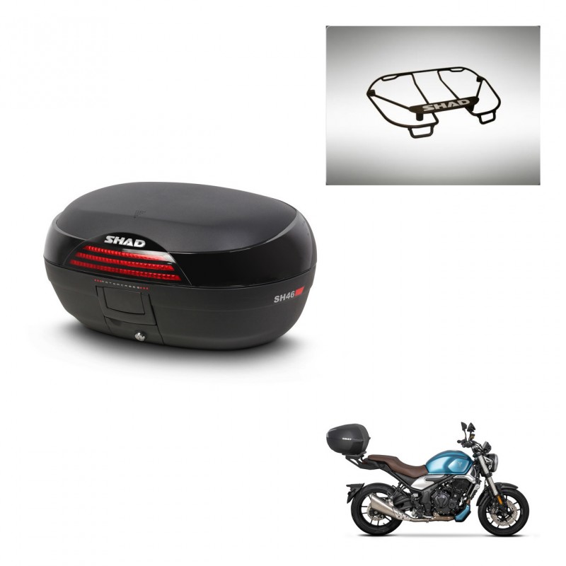SHAD Baul SH46 + soporte montaje parrilla superior 45 L KIT-444639