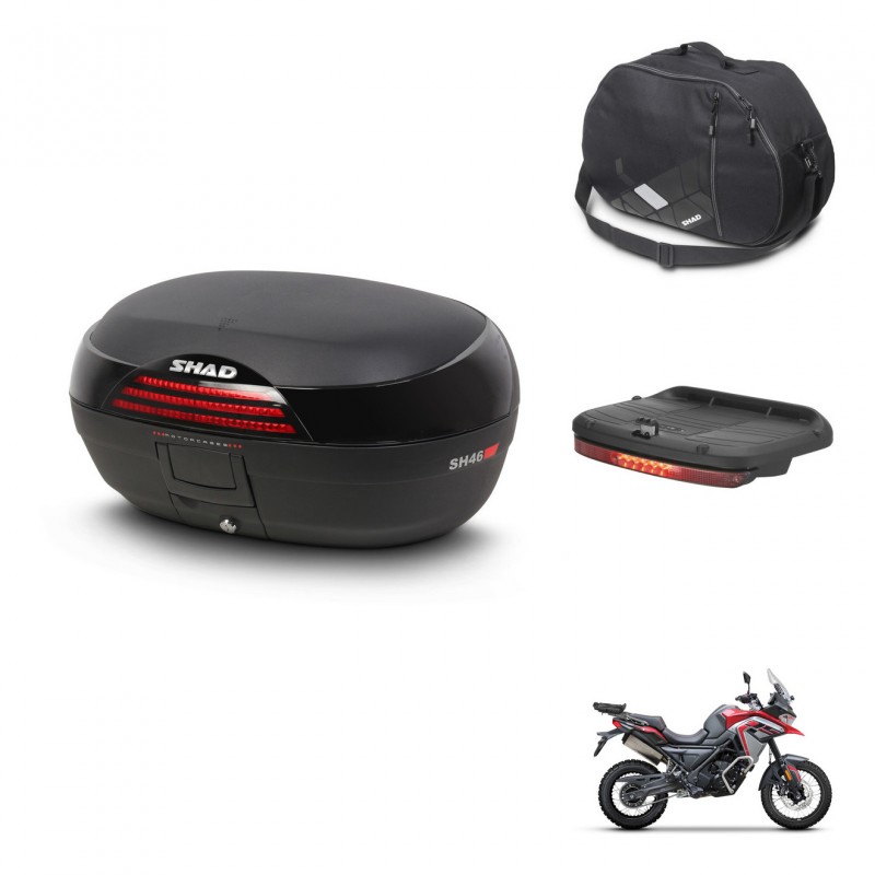 SHAD Baul SH46 + soporte montaje accesorios 45 L KIT-444650