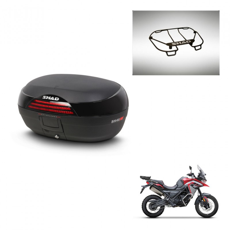 SHAD Baul SH46 + soporte montaje parrilla superior 45 L KIT-444655