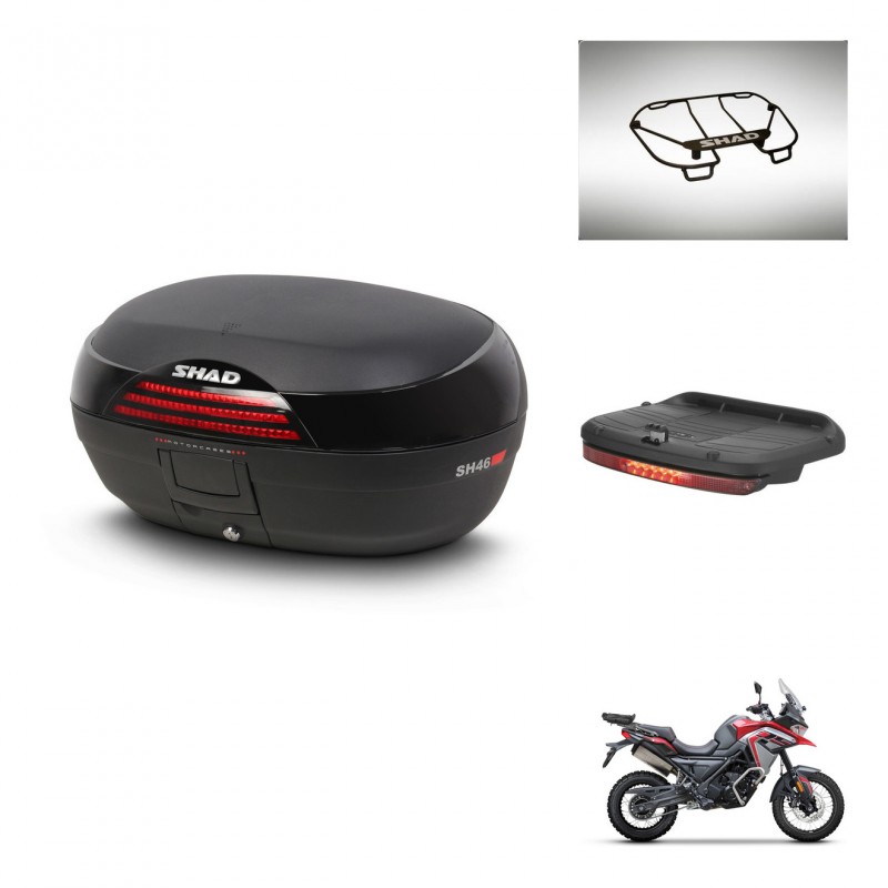 SHAD Baul SH46 + soporte montaje accesorios 45 L KIT-444656