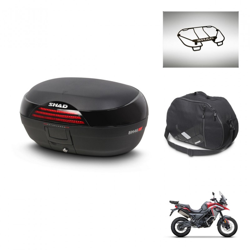 SHAD Baul SH46 + soporte montaje accesorios 45 L KIT-444657