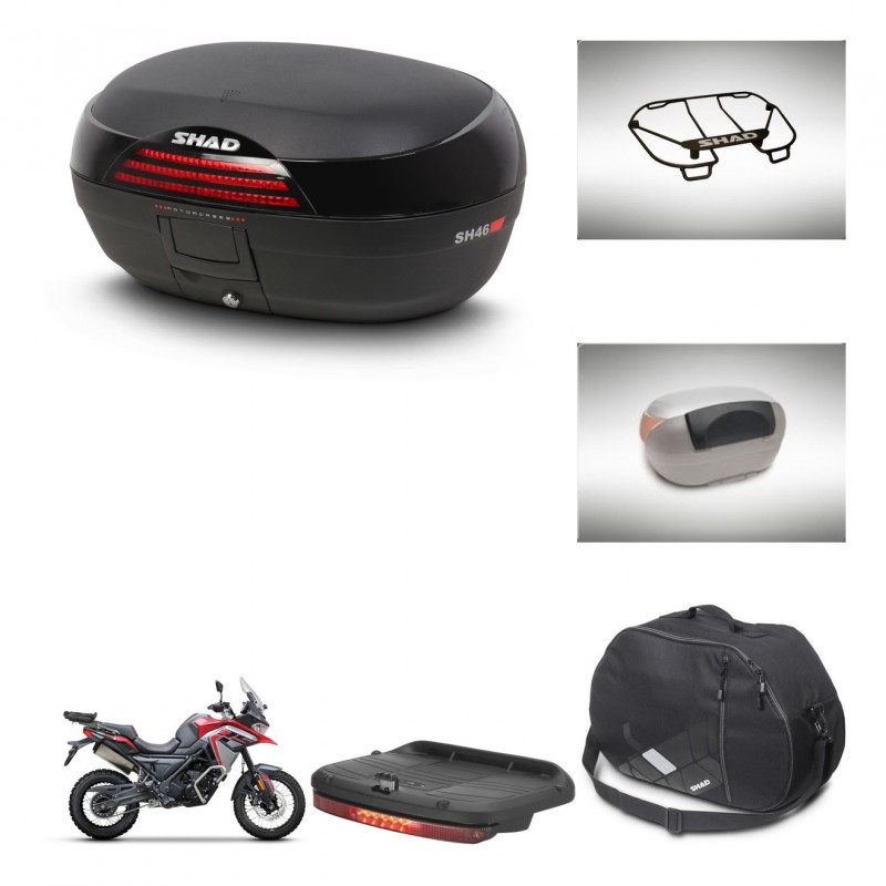 SHAD Baul SH46 + soporte montaje accesorios 45 L KIT-444662