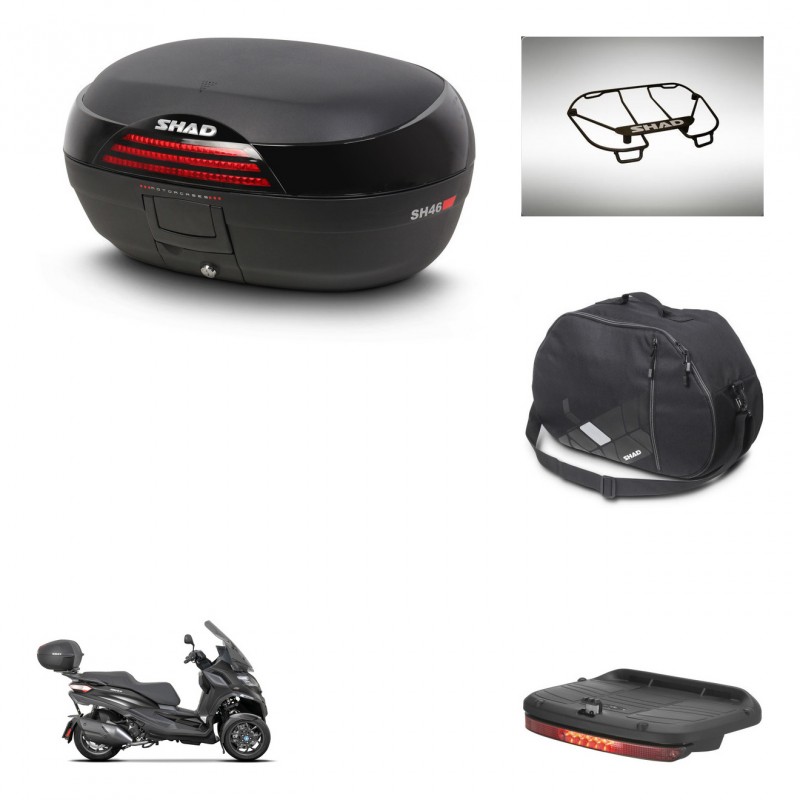 SHAD Baul SH46 + soporte montaje accesorios 45 L KIT-444674