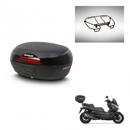 SHAD Baul SH46 + soporte montaje parrilla superior 45 L KIT-444687