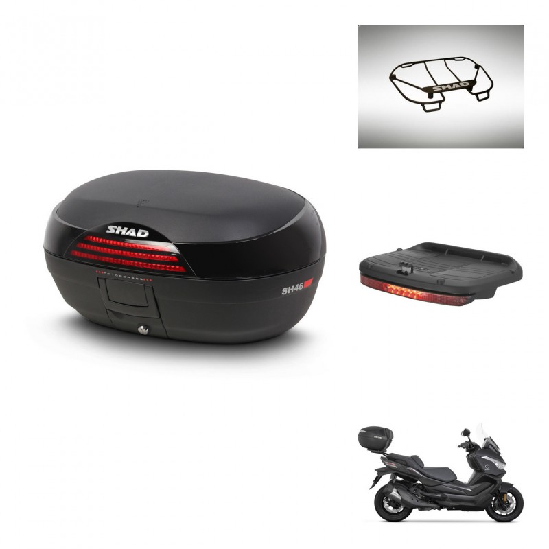 SHAD Baul SH46 + soporte montaje accesorios 45 L KIT-444688