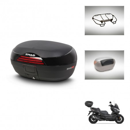 SHAD SH46 trunk + mounting bracket accessories 45 L KIT-444691