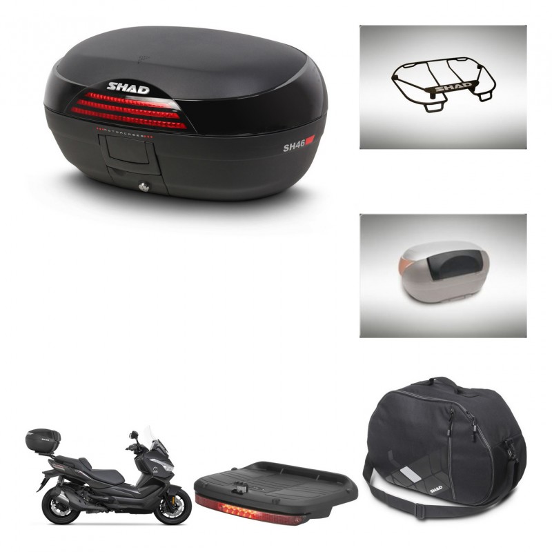 SHAD Baul SH46 + soporte montaje accesorios 45 L KIT-444694