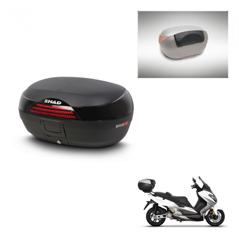 SHAD Baul SH46 + soporte montaje respaldo 45 L KIT-444699
