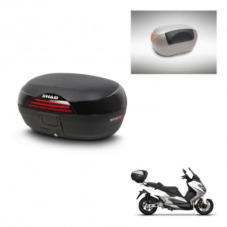 SHAD Trunk SH46 + mounting bracket backrest 45 L KIT-444699