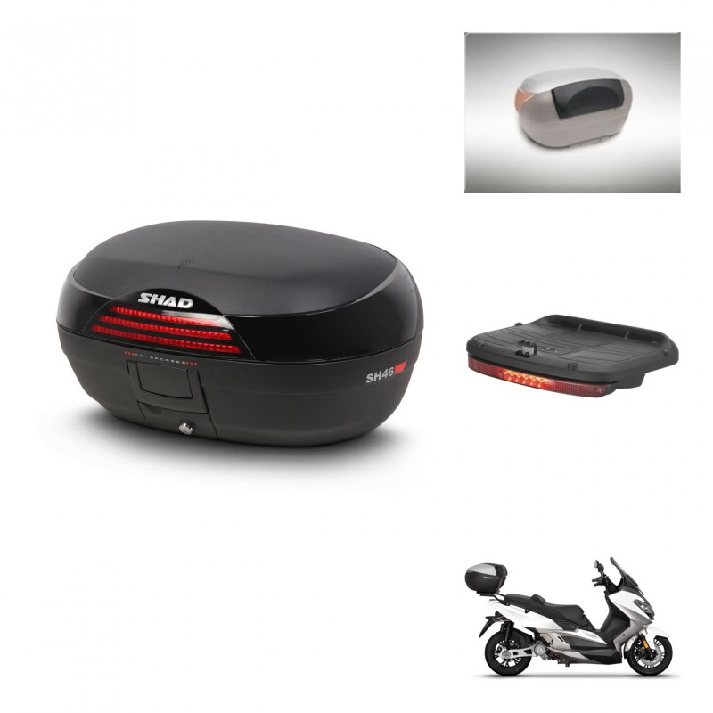 SHAD Baul SH46 + soporte montaje accesorios 45 L KIT-444700