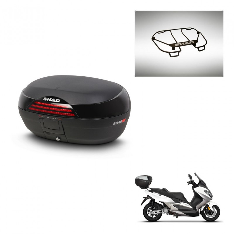 SHAD Baul SH46 + soporte montaje parrilla superior 45 L KIT-444703