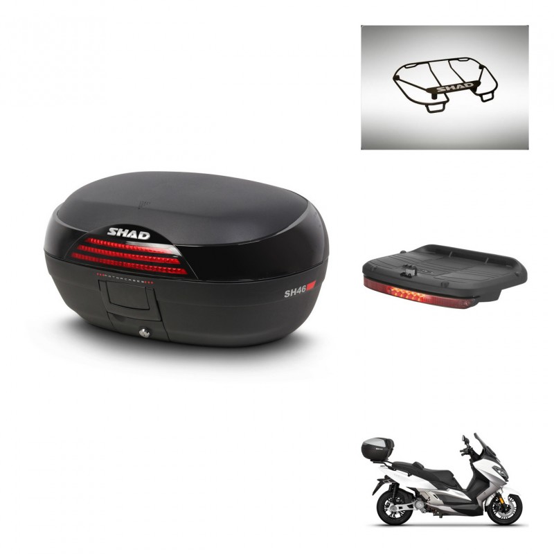 SHAD Baul SH46 + soporte montaje accesorios 45 L KIT-444704