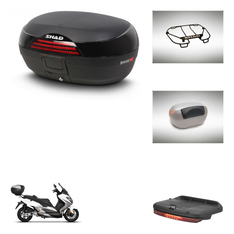 SHAD Baul SH46 + soporte montaje accesorios 45 L KIT-444708