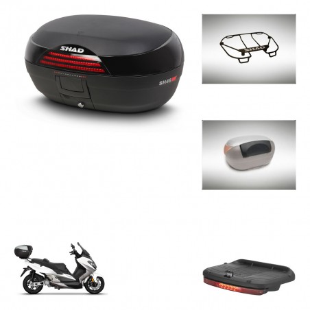 SHAD Baul SH46 + soporte montaje accesorios 45 L KIT-444708