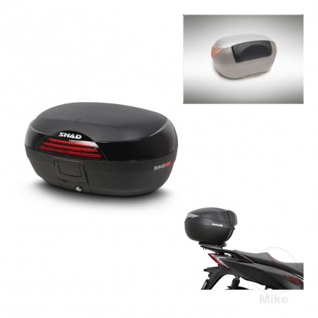 SHAD Trunk SH46 + mounting bracket backrest 45 L KIT-444731