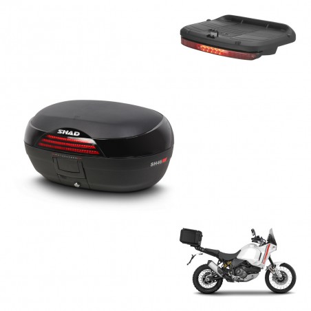 SHAD Baul SH46 + soporte montaje luz de freno 45 L KIT-444744