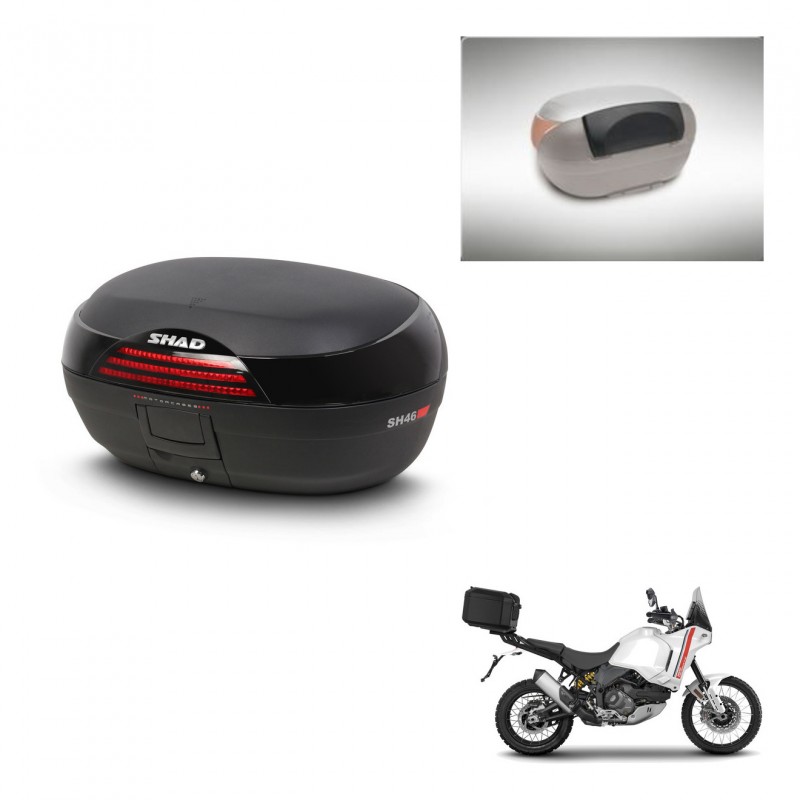 SHAD Baul SH46 + soporte montaje respaldo 45 L KIT-444747