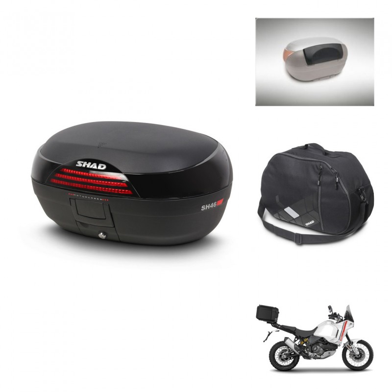 SHAD Baul SH46 + soporte montaje accesorios 45 L KIT-444749