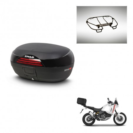 SHAD Baul SH46 + soporte montaje parrilla superior 45 L KIT-444751
