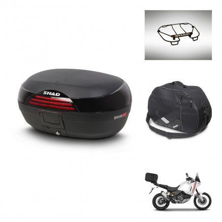 SHAD Baul SH46 + soporte montaje accesorios 45 L KIT-444753