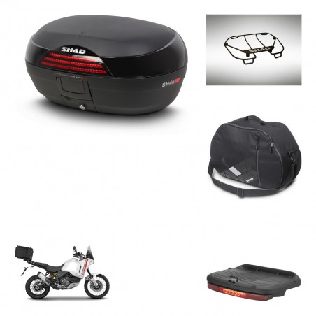 SHAD Baul SH46 + soporte montaje accesorios 45 L KIT-444754