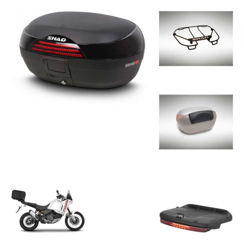 SHAD Baul SH46 + soporte montaje accesorios 45 L KIT-444756