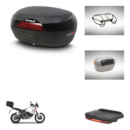 SHAD Baul SH46 + soporte montaje accesorios 45 L KIT-444756