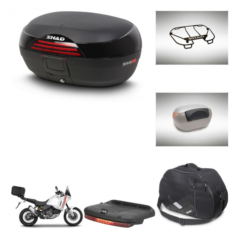 SHAD Baul SH46 + soporte montaje accesorios 45 L KIT-444758