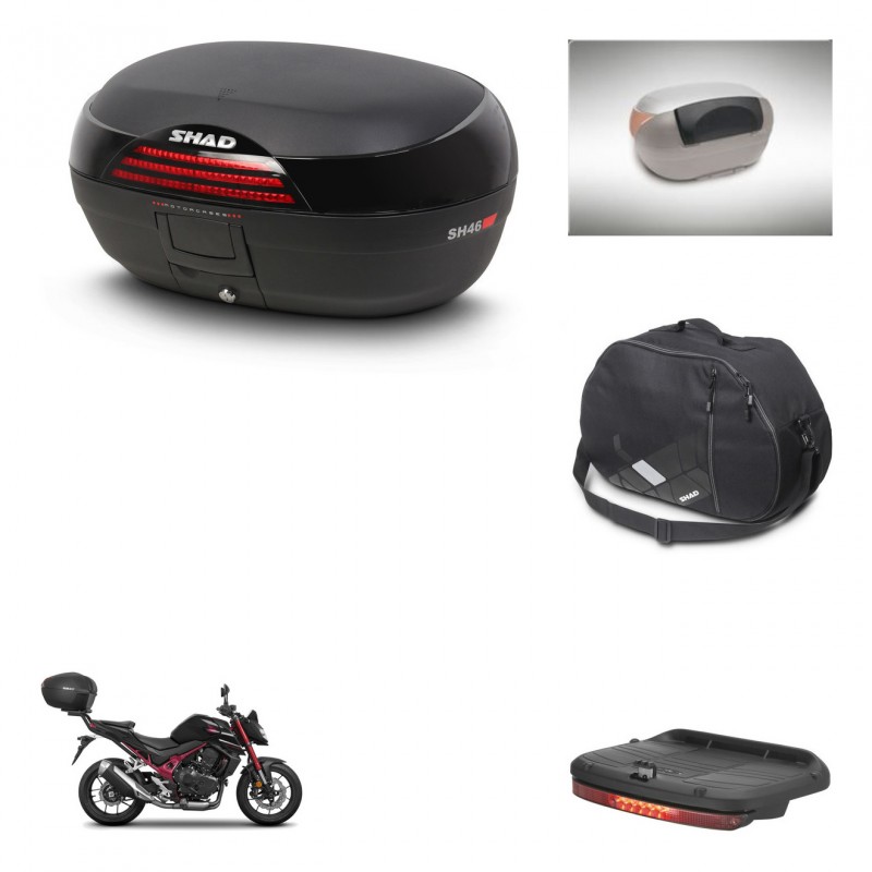 SHAD Baul SH46 + soporte montaje accesorios 45 L KIT-444766