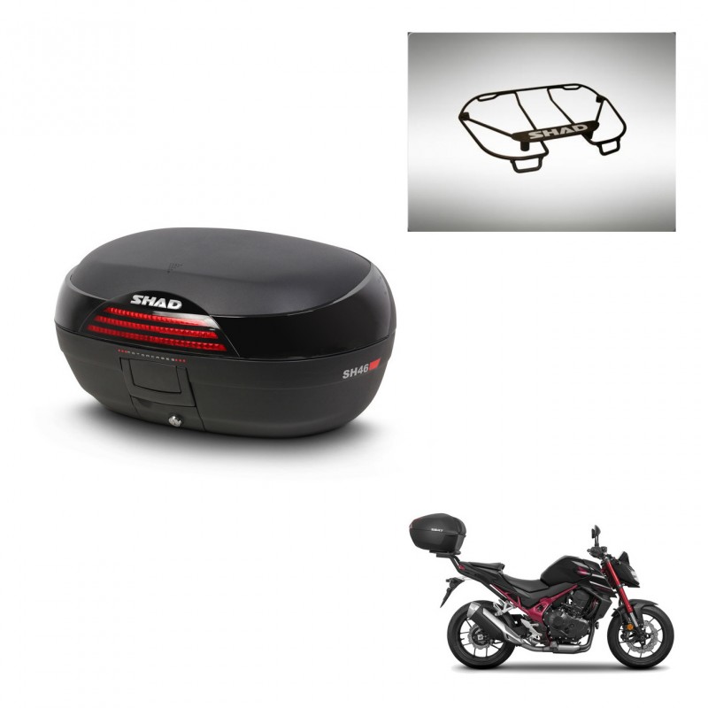 SHAD Baul SH46 + soporte montaje parrilla superior 45 L KIT-444767