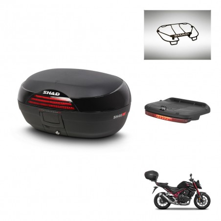 SHAD Baul SH46 + soporte montaje accesorios 45 L KIT-444768