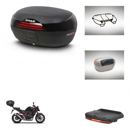 SHAD Baul SH46 + soporte montaje accesorios 45 L KIT-444772