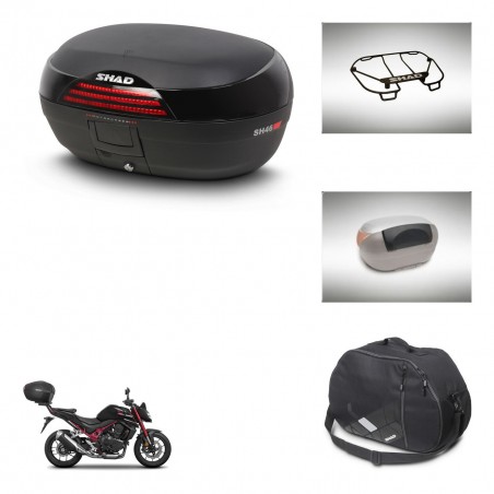 SHAD SH46 trunk + mounting bracket accessories 45 L KIT-444773